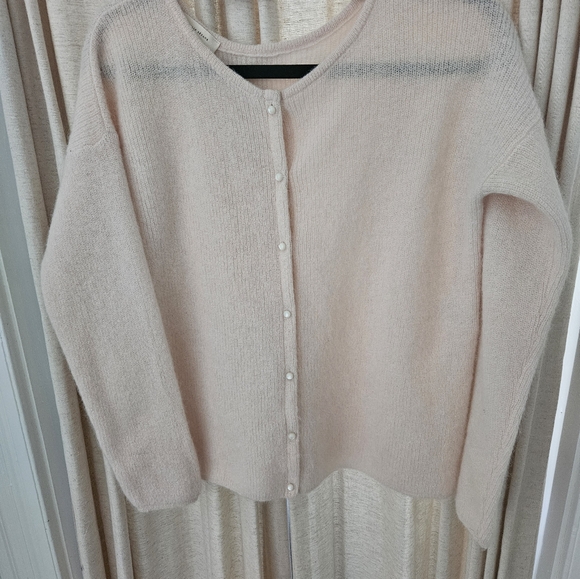 Sezane Gaspard Cardigan in Nude - Picture 4 of 9